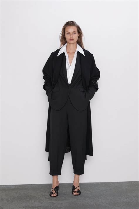 blazer zara|zara oversized blazer with pockets.